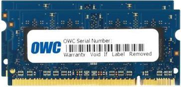 Productafbeelding OWC 4,0 GB (2x 2 GB moduleset) PC-6400 DDR2 800MHz SO-DIMM 200-pins geheugenmodule voor Apple (2 x 2GB, 800 MHz, DDR2 RAM, SO-DIMM)
