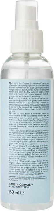 Immagine prodotto Amorelie Nettoyant 2en1 per sextoys e zone intime (150 ml)