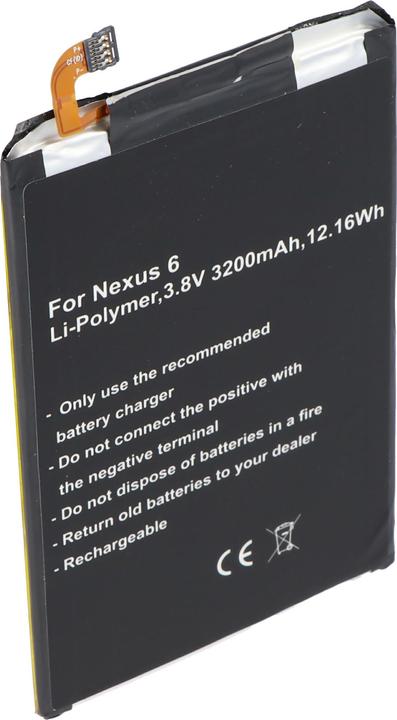 Actual product image AccuCell Akku Google Nexus 6, EZ30, SNN5953A