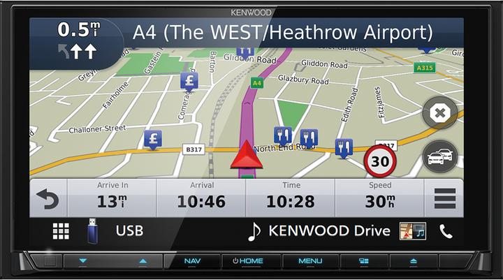 Image du produit Kenwood DNX-9190DABS (Voiture Android, Apple Carplay)