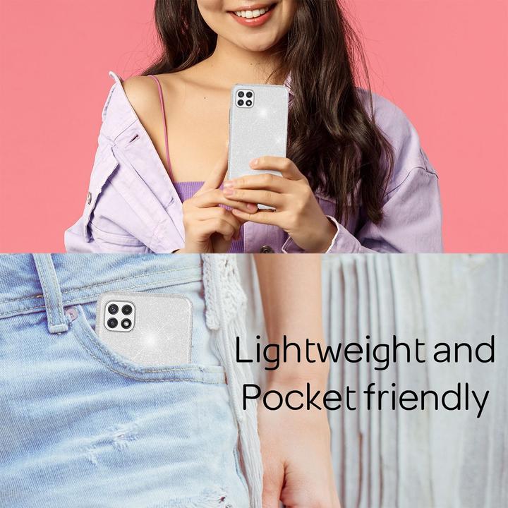 Produktbild Nalia Glitzer Handyhülle (Samsung Galaxy A22 5G)