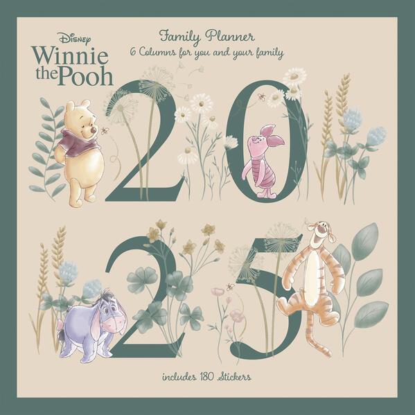 Winnie the Pooh 2025 30X30 Familienplaner (30 x 30 cm, Deutsch)