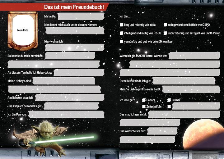 Produktbild Panini Star Wars Freundebuch: Meine Freunde (Deutsch, 2017)