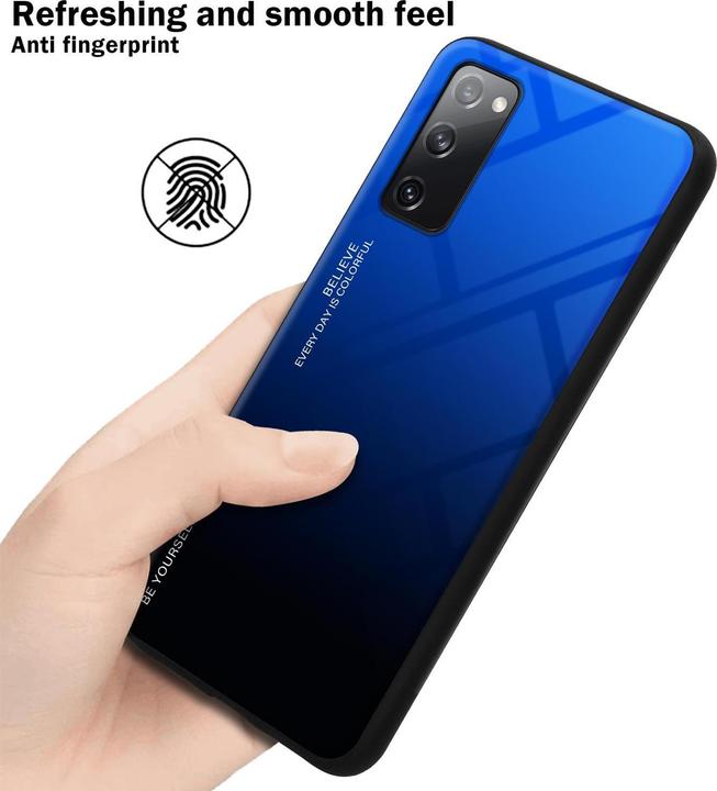 Produktbild Cadorabo TPU 2 Farben Glas Cover (Samsung Galaxy S20 FE)