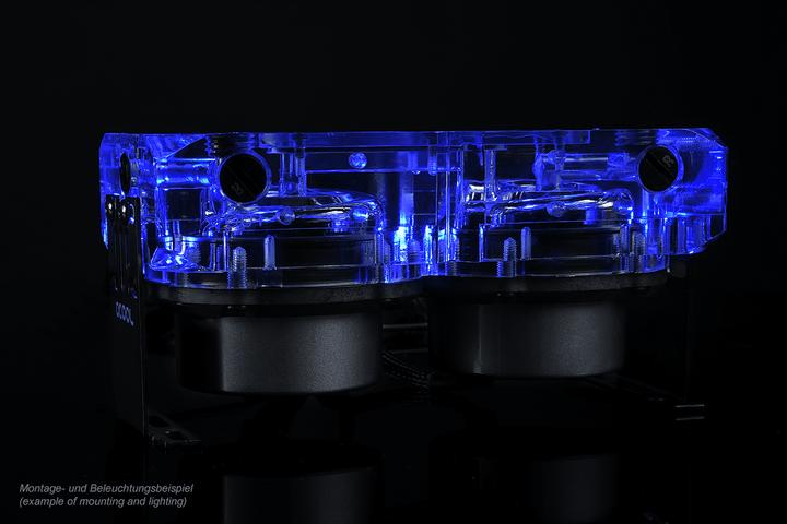Produktbild Alphacool Eisdecke D5 Dual Acryl Aufsatz