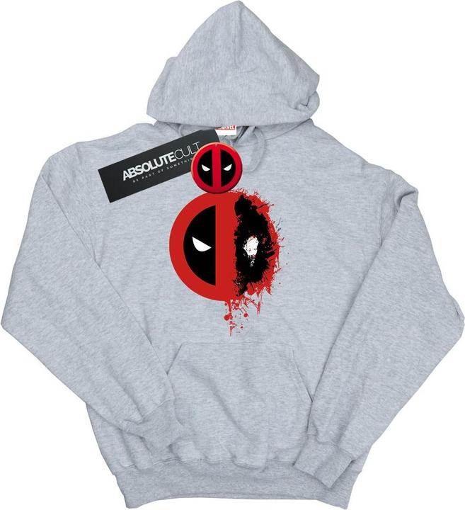 Deadpool Split Splat Logo Kapuzenpullover