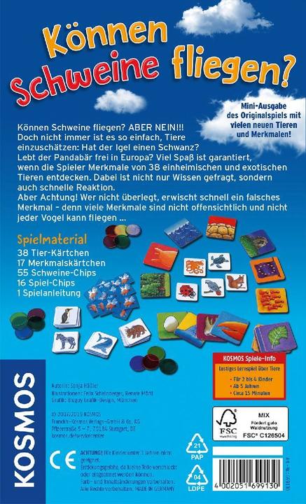 Energie-Label Kosmos Können Schweine fliegen? Miniausgabe (Deutsch)
