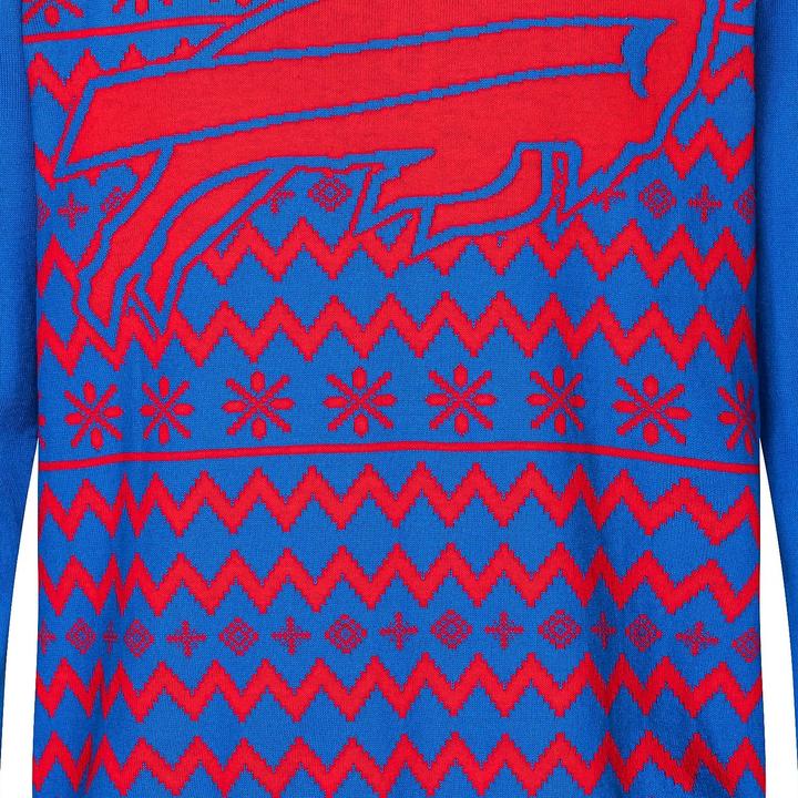 Actual product image Foco NFL Winter Sweater XMAS Knit Sweater Buffalo Bills - S (S)