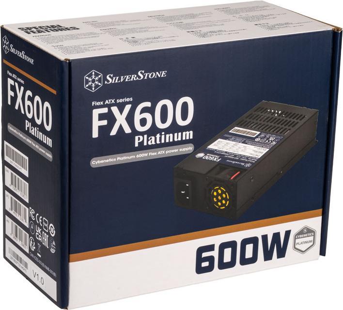 Produktbild Silverstone SST-FX600-PT FX600 Platinum Netzteil - 600 Watt (600 W)