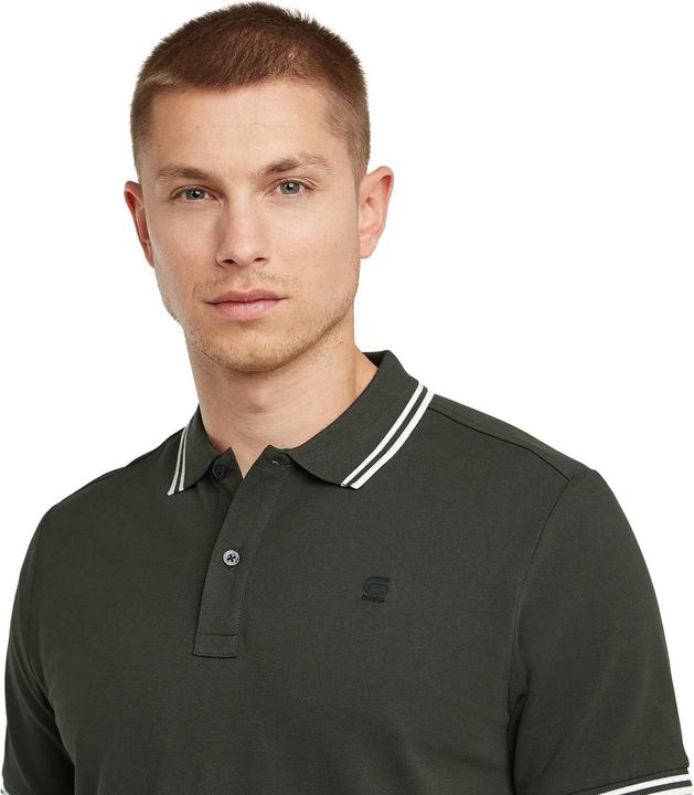 Actual product image G-Star Dunda Slim Stripe Polo (L)