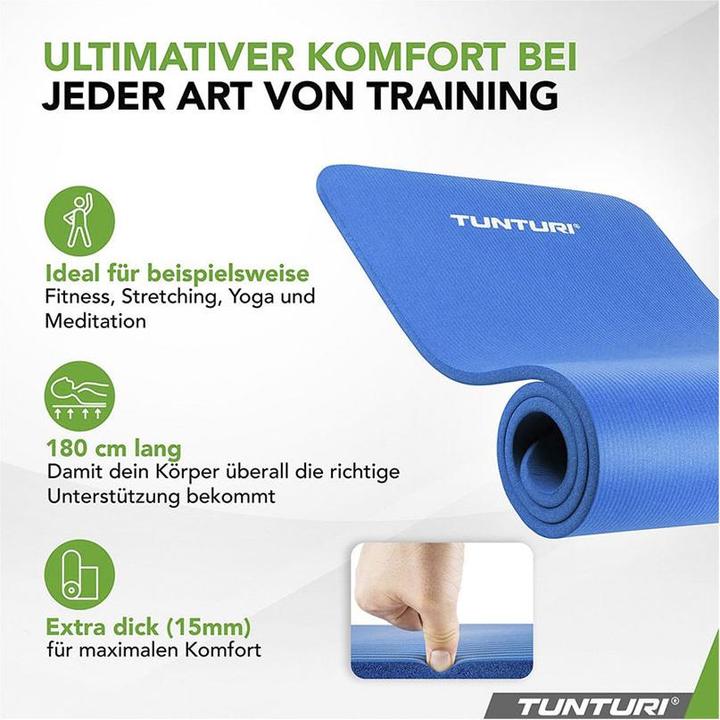 Produktbild Tunturi NBR Fitness Matte (15 mm)