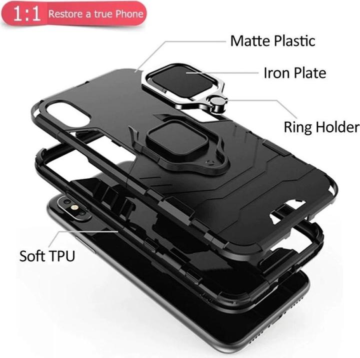 Produktbild Screenguard RingCase Anti-Shock Oppo Find X3 Neo Hülle (Oppo Find X3 Neo)