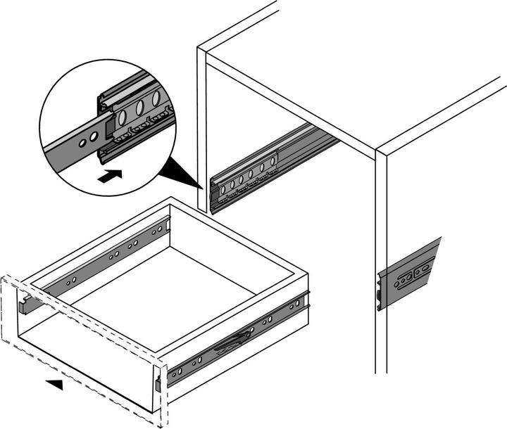 Immagine prodotto Hettich Guide a estrazione totale su sfere KA 5632 SC