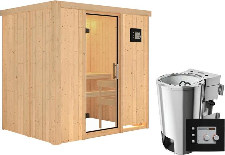 Actual product image Karibu Fanja without roof rim (Plug & Play 3,6 KW - Bio external control)