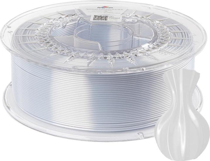 Image du produit Filament PLA SILK aluminium argent 1.0kg 1.75mm (PLA, 1.75 mm, 1000 g, Argent)