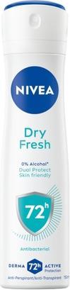 Immagine prodotto NIVEA Dry Fresh Antiperspirant Spray 72h 150ml (Getto vaporizzato, 150 ml)
