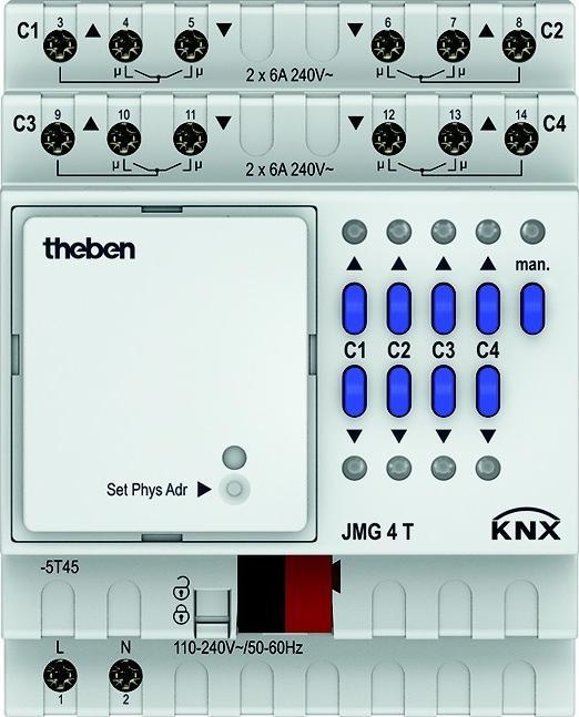 Actual product image Theben Jmg 4 T Knx (Shutter actuator)