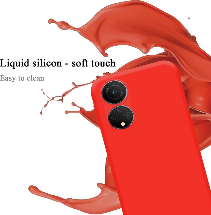 Productafbeelding Cadorabo TPU Liquid Silicone Hoesje voor Honor X7 (Honor X7)