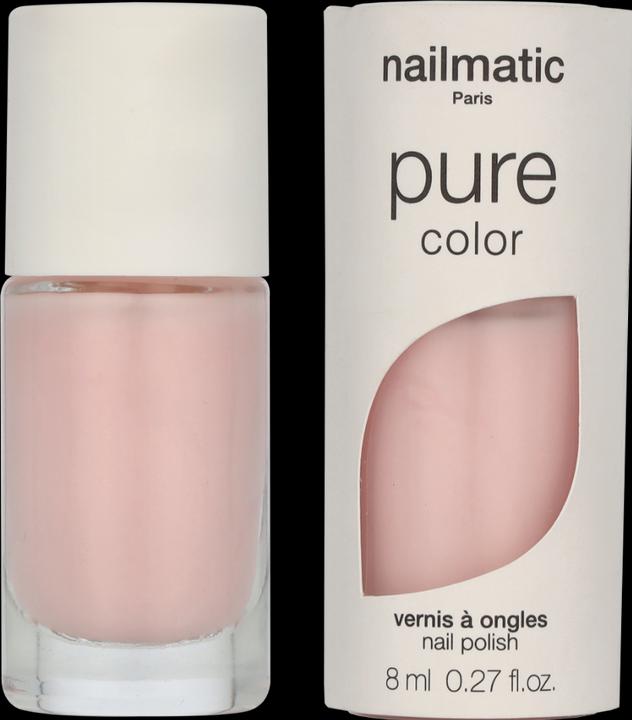 Produktbild Nailmatic Pure Color Nagellack - Anna-Rose Transparent / Sheer Pink, 8 ml (Sheer Pink, Farblack)