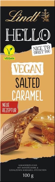 Produktbild Lindt Hello Vegan Salted Caramel Tafel (100 g)