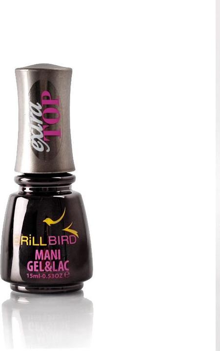 Produktbild BrillBird Extra Top Gel – 15 ml – Universalglanz (Gel-Effekt Nagellack)