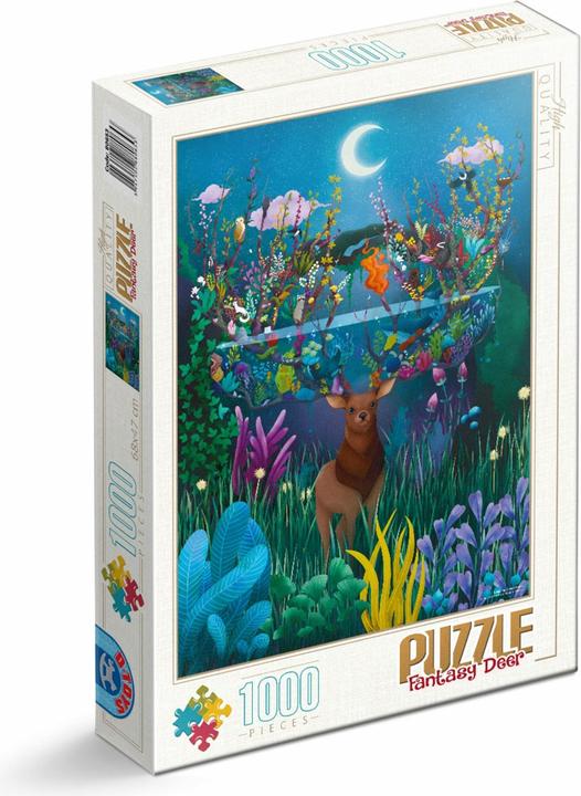 Immagine prodotto D-Toys Puzzle 1000 pieces - Demeter Brigi - Fantasy Deer (1000 pezzi)