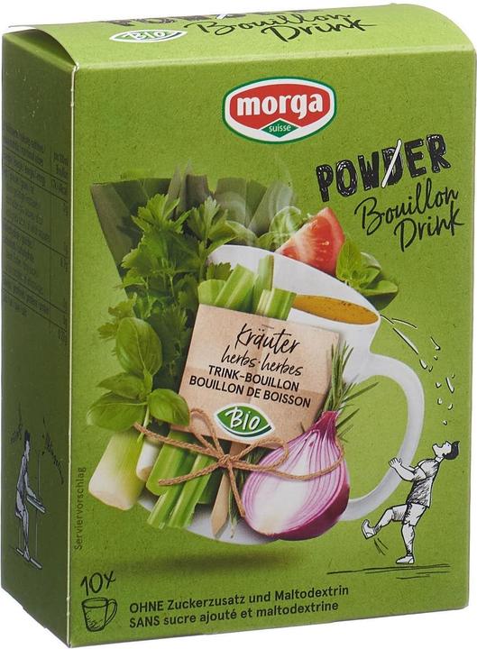 Morga PowerPowder BouillonDrink aux herbes bio