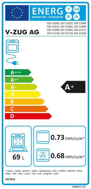 Energie-Label V-Zug 2108200002