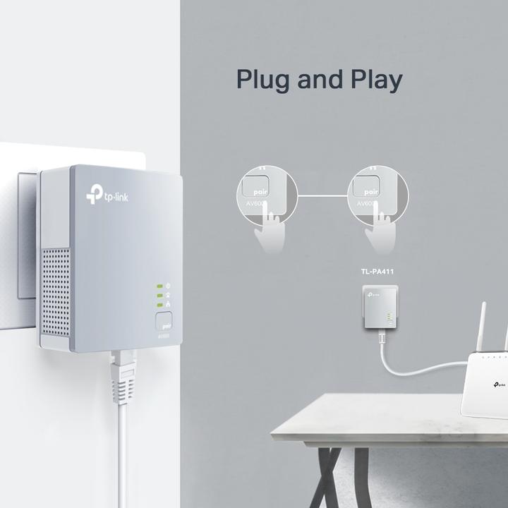 Immagine prodotto TP-Link Tl-Pa411kit V2 (500 Mbit/s)