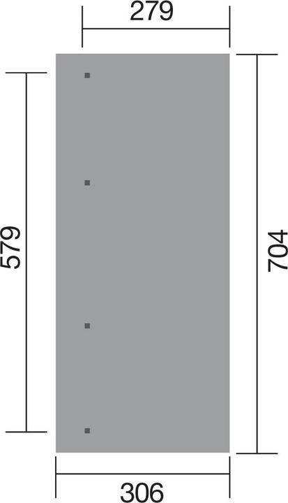 Actual product image Weka Holzbau Terrace roof 671 Gr.5