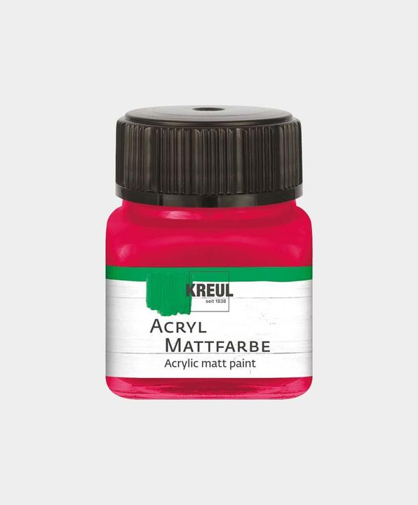 Produktbild Kreul Acryl Mattfarbe, 20 ml (Karminrot, 20 ml)