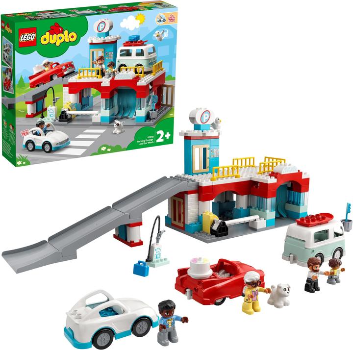 Produktbild LEGO Parkhaus mit Autowaschanlage (10948)