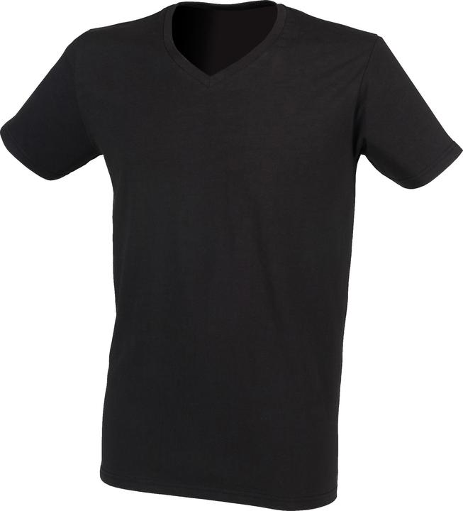 Actual product image Skinni Fit Feel Good Stretch Tshirt With V Neck Short Sleeve (XL)