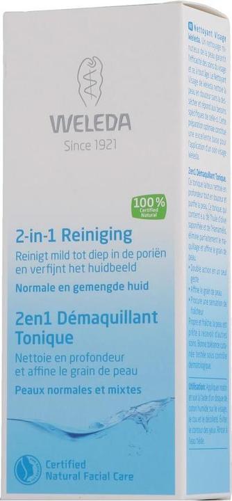 Produktbild Weleda Erfrischende 2in1 Reinigung (Reinigungsmilch, 100 ml)