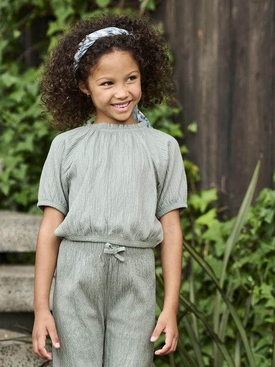 Image du produit Vertbaudet Mädchen Blusenshirt in Cropped-Länge (116)