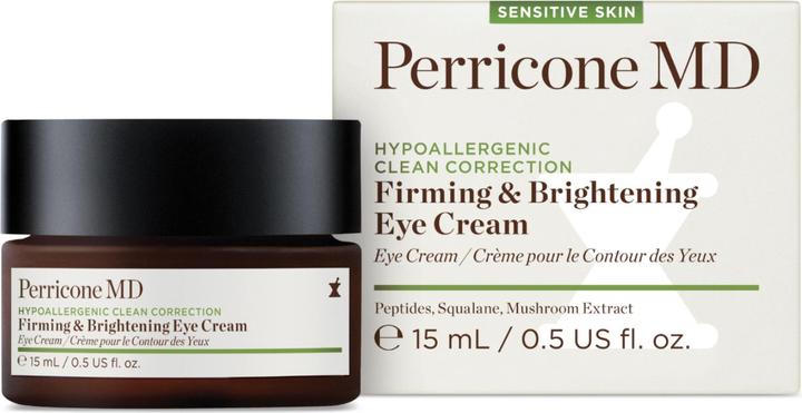 Produktbild Perricone MD Hypoallergenic Clean Correction Firming & Brightening Eye Cream 0.5 fl. oz. (Crème, 15 ml, Tag + Nacht)