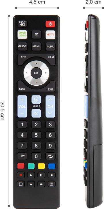Produktbild Ewent Mando A Distancia Para Smart TV Lg Samsung Sony Panasonic Philips (Universal Fernbedienung)
