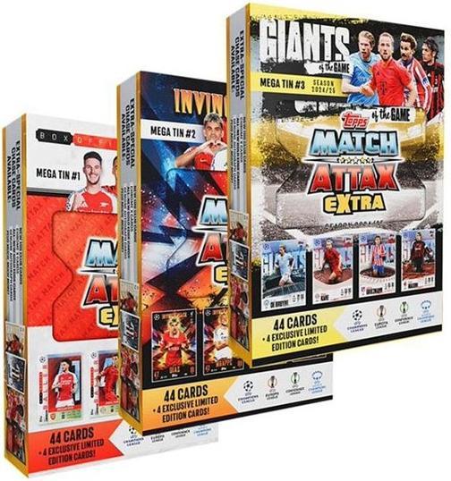 Produktbild Topps Match Attax Champions League EX 2025 Mega Tin (Englisch, Booster Pack)