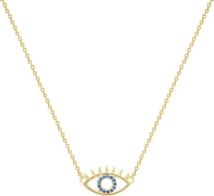 Glanzstücke München Damen Kette Allsehendes Auge Sterling Silber - 34660 (Sterling Silber, 40 - 45 cm)