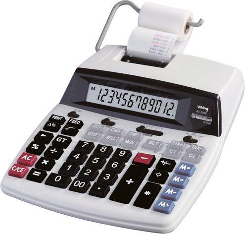 Immagine prodotto Office Depot Calcolatrice da tavolo AT-2100 Bianco, nero (Corrente elettrica)