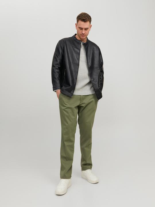 Produktbild Jack & Jones Kunstleder Plus Size Jacke (6XL)