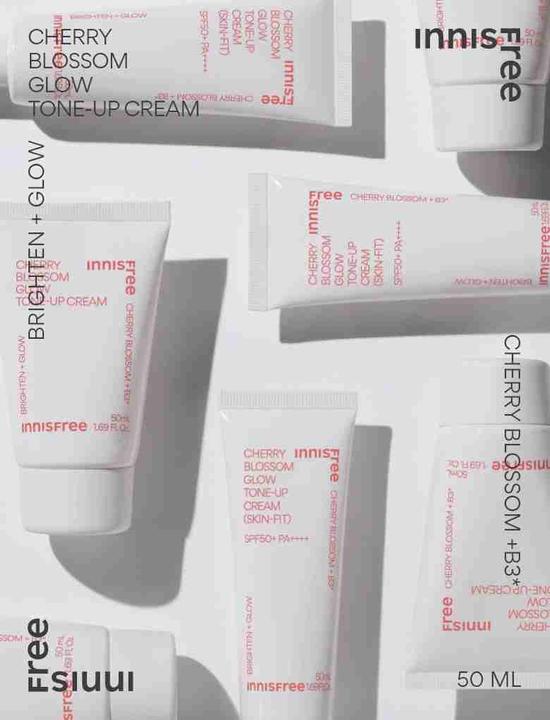Actual product image Innisfree - Cherry Blossom Glow Tone-Up Cream 50mL (50 ml, 24h cream)