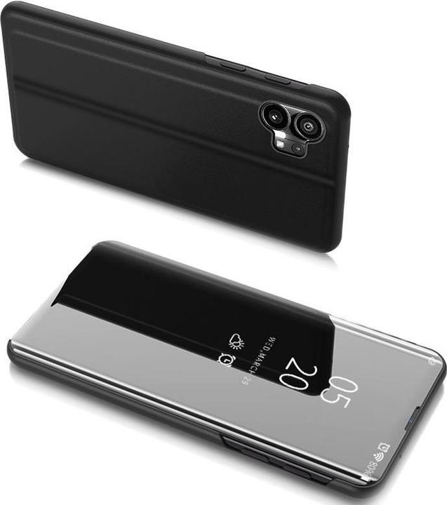 Productafbeelding Hurtel Clear View Case hoesje voor Nothing Phone 1 flipcase zwart (Niets telefoon (1))