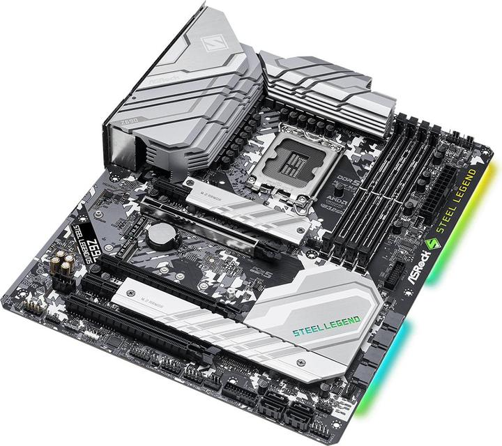 Produktbild AsRock Z690 Steel Legend/D5 (LGA 1700, Intel Z690H, ATX)