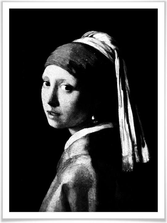 Image du produit Trenddeko Vermeer - La fille à la boucle d'oreille perle (40 x 50 cm)