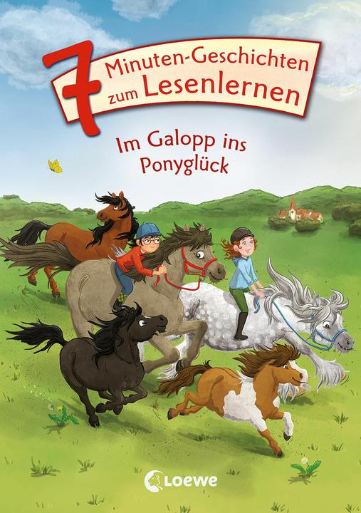 Produktbild Leselöwen - Das Original - 7-Minuten-Geschichten zum Lesenlernen - Im Galopp ins Ponyglück (Deutsch, Loewe Erstes Selberlesen, Loewe Erstlesebücher, 2023)