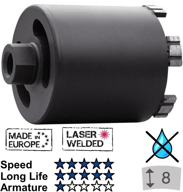 Immagine prodotto Samedia MASTER DAM 68 mm M16 Svasatura diamantata per muratura con estrazione 340123 (120 mm)