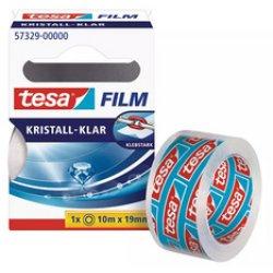 Produktbild tesa 8x tesafilm KRISTALL-KLAR, hochtransparent, alterungsbeständig, mit starker Haftung (19 mm)