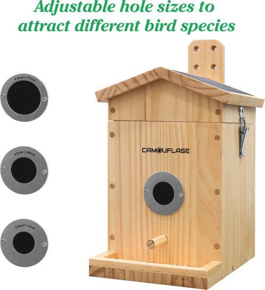 Produktbild WildcameraXL Camouflage Vogelhaus EZ Nesteye, Grundfarbe: Braun, Tierart: Vogel