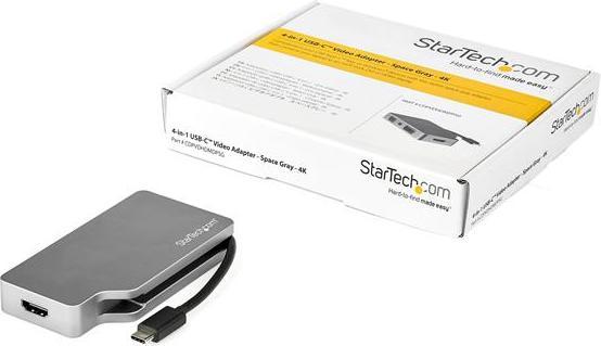 Produktbild StarTech USC-c auf (VGA, DVI, HDMI, Mini DP, 10.40 cm)